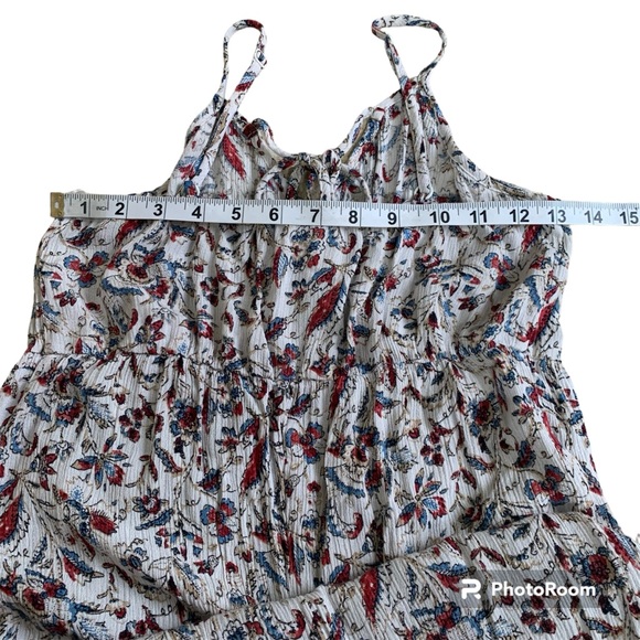 Knox Rose Sleeveless Spaghetti Strap Floral Midi Maxi Dress Size Small Bohemian - Picture 3 of 10
